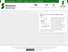 Tablet Screenshot of legnosintesi.com